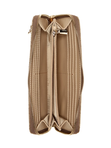 Guess Laurel II SLG Large Zip Around Wallet - Sage