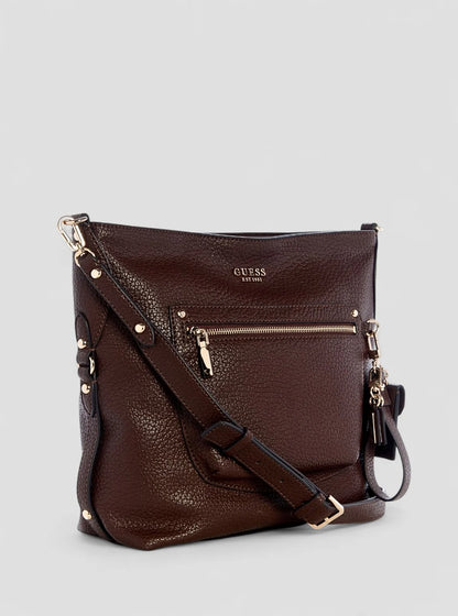 Guess Marsha Crossbody Bucket - Espresso