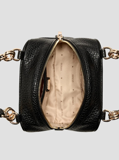 Guess Marsha Box Shoulder Bag - Black