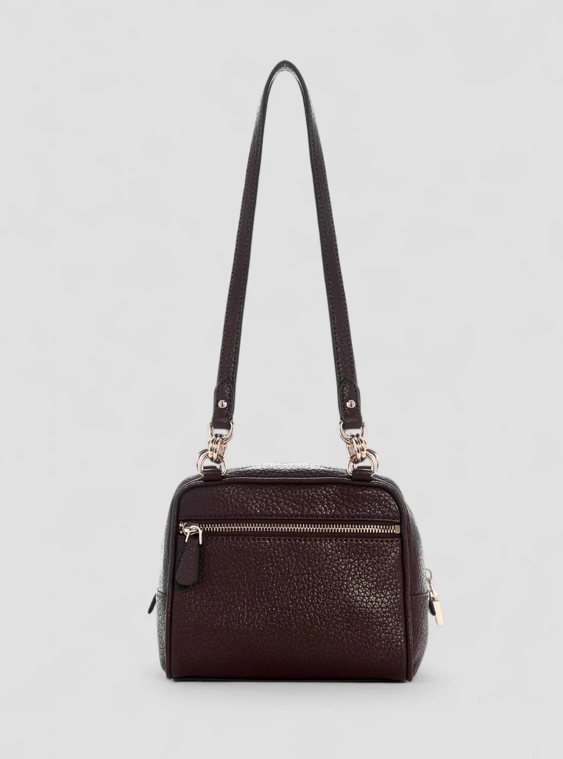 Guess Marsha Box Shoulder Bag - Espresso