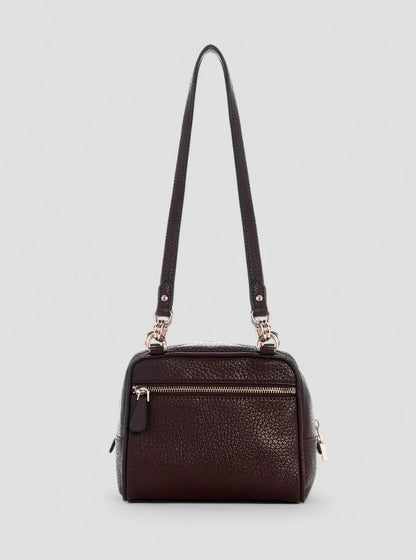 Guess Marsha Box Shoulder Bag - Espresso