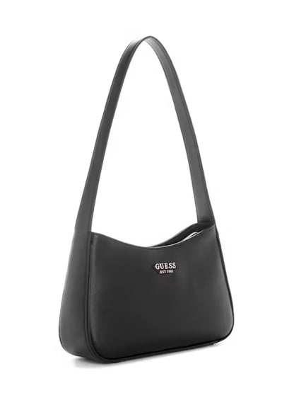 Guess Cerelia Top Zip Shoulder Bag - Black
