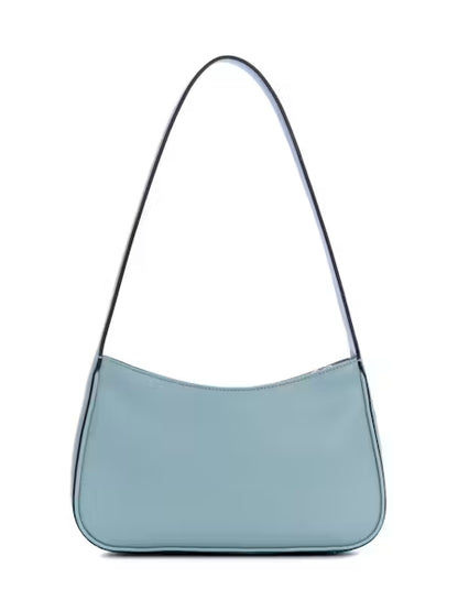 Guess Cerelia Top Zip Shoulder Bag - Light Blue