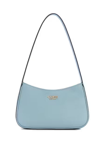 Guess Cerelia Top Zip Shoulder Bag - Light Blue