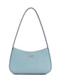 Guess Cerelia Top Zip Shoulder Bag - Light Blue