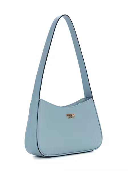 Guess Cerelia Top Zip Shoulder Bag - Light Blue