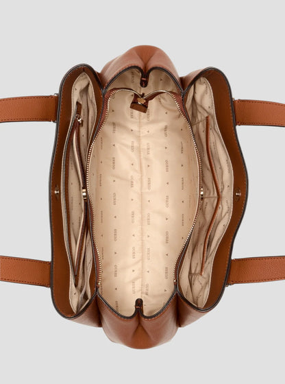 Guess Evie Girlfriend Carryall - Cognac