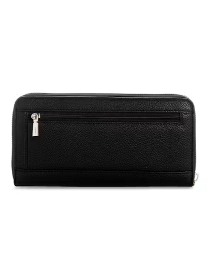 Guess Lucci SLG Large Zip Around Wallet - Black