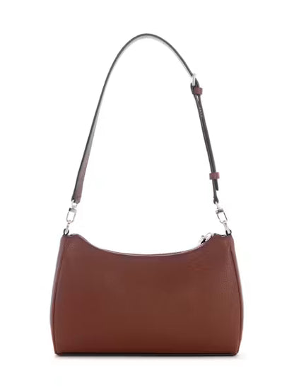 Guess Lucci Mini Shoulder Bag - Cognac