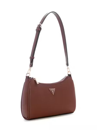 Guess Lucci Mini Shoulder Bag - Cognac