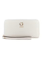 Guess Coleen SLG Large Zip Around Wallet - Off White