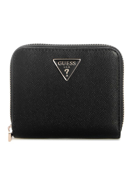 Guess Isobel SLG Small Zip Around Wallet - Black
