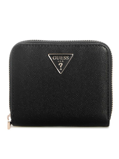 Guess Isobel SLG Small Zip Around Wallet - Black