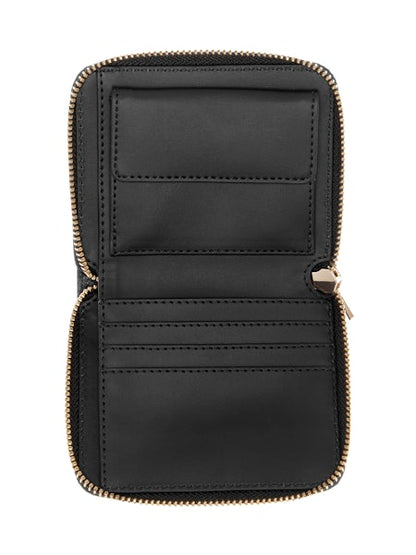 Guess Isobel SLG Small Zip Around Wallet - Black