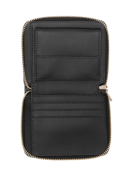 Guess Isobel SLG Small Zip Around Wallet - Black
