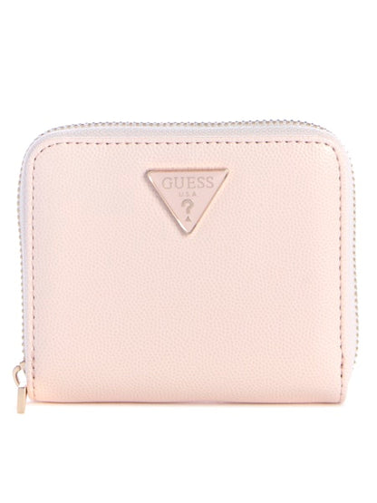 Guess Isobel SLG Small Zip Around Wallet - Rose