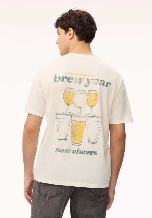 Buffalo T-Shirt Tebrew - Milk
