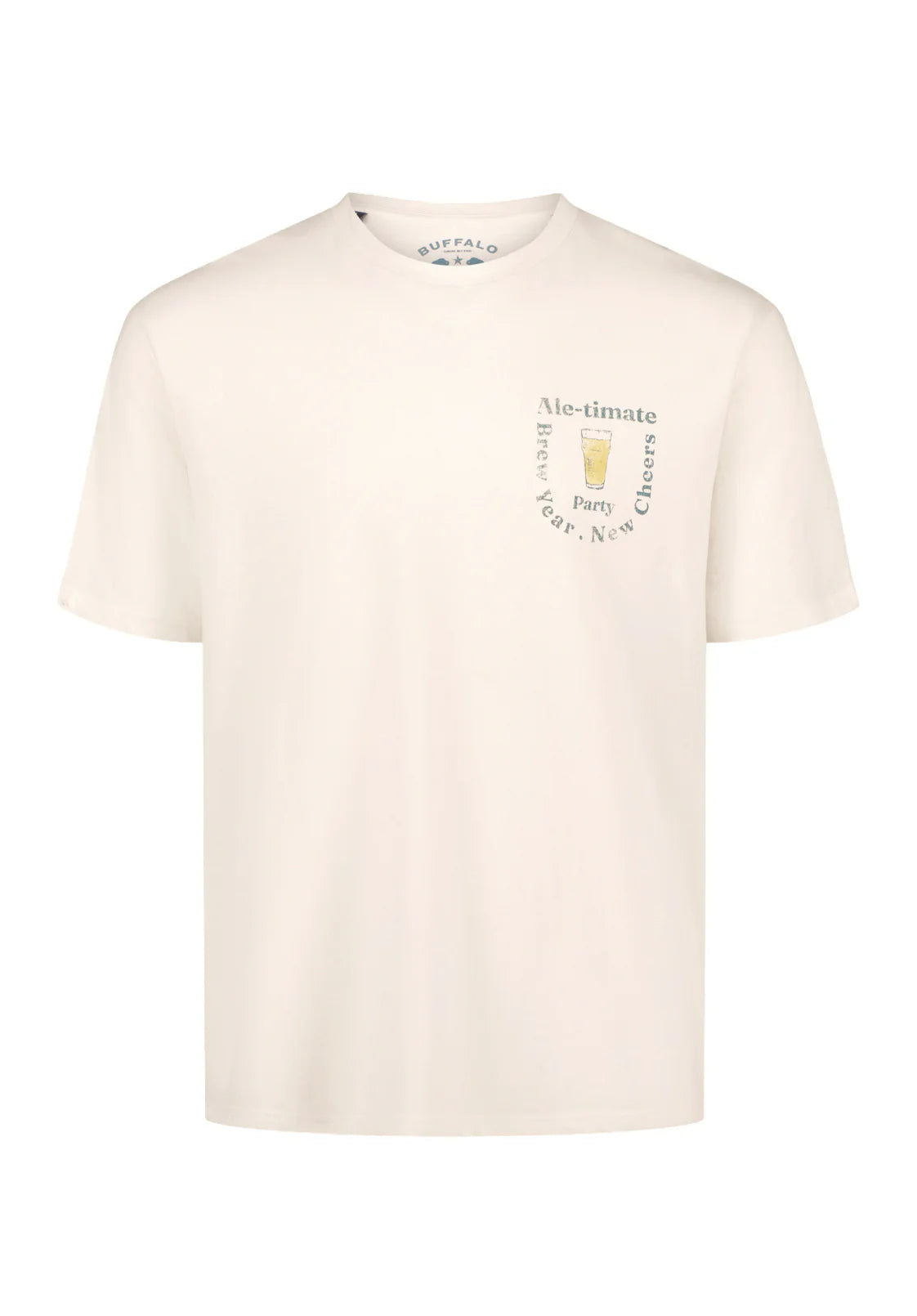 Buffalo T-Shirt Tebrew - Milk