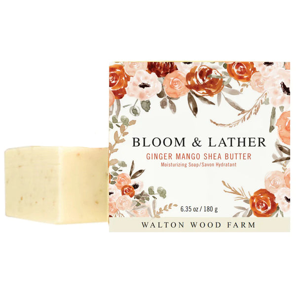 Walton Wood Farm Corp. Bloom & Lather Ginger Mango Shea Butter Soap