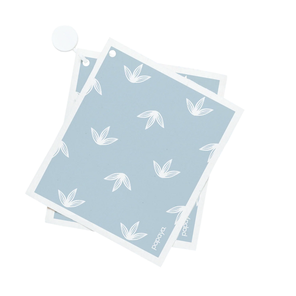 Papaya Dish Cloth Baby Blue