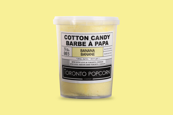 Toronto Popcorn Co. Cotton Candy - Banana 150g