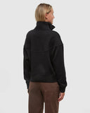 Ten Tree Milner Mock Neck - Meteorite Black