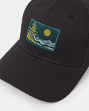 Ten Tree Emerald Edge Elevation Hat - Meteorite Black/Bistro Green