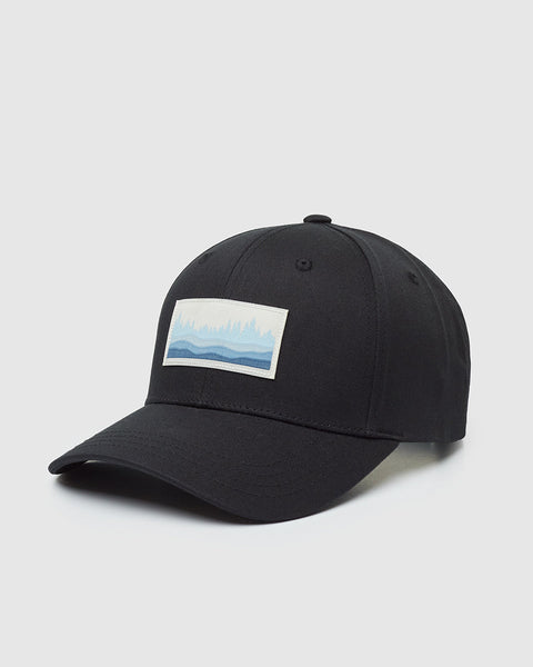 Ten Tree Juniper Wave Elevation Hat - Meteorite Black/Blue Falls