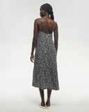 Ten Tree EcoWoven Crepe Hopewell Dress - Meteorite Black/Field