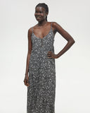 Ten Tree EcoWoven Crepe Hopewell Dress - Meteorite Black/Field