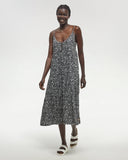 Ten Tree EcoWoven Crepe Hopewell Dress - Meteorite Black/Field