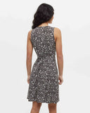 Ten Tree Penrose Dress - Meteorite Black/Field Flower