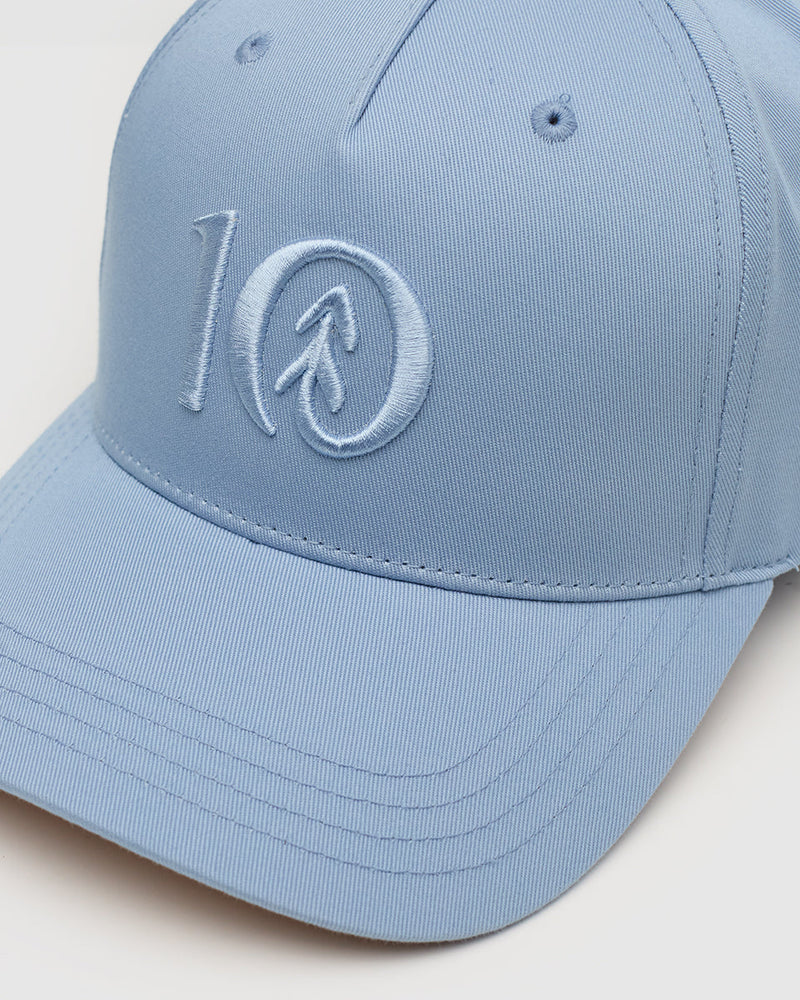 Ten Tree Logo Cork Brim Altitude Hat - Lakeside Blue
