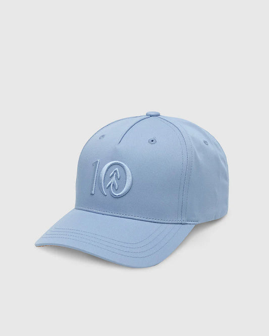 Ten Tree Logo Cork Brim Altitude Hat - Lakeside Blue