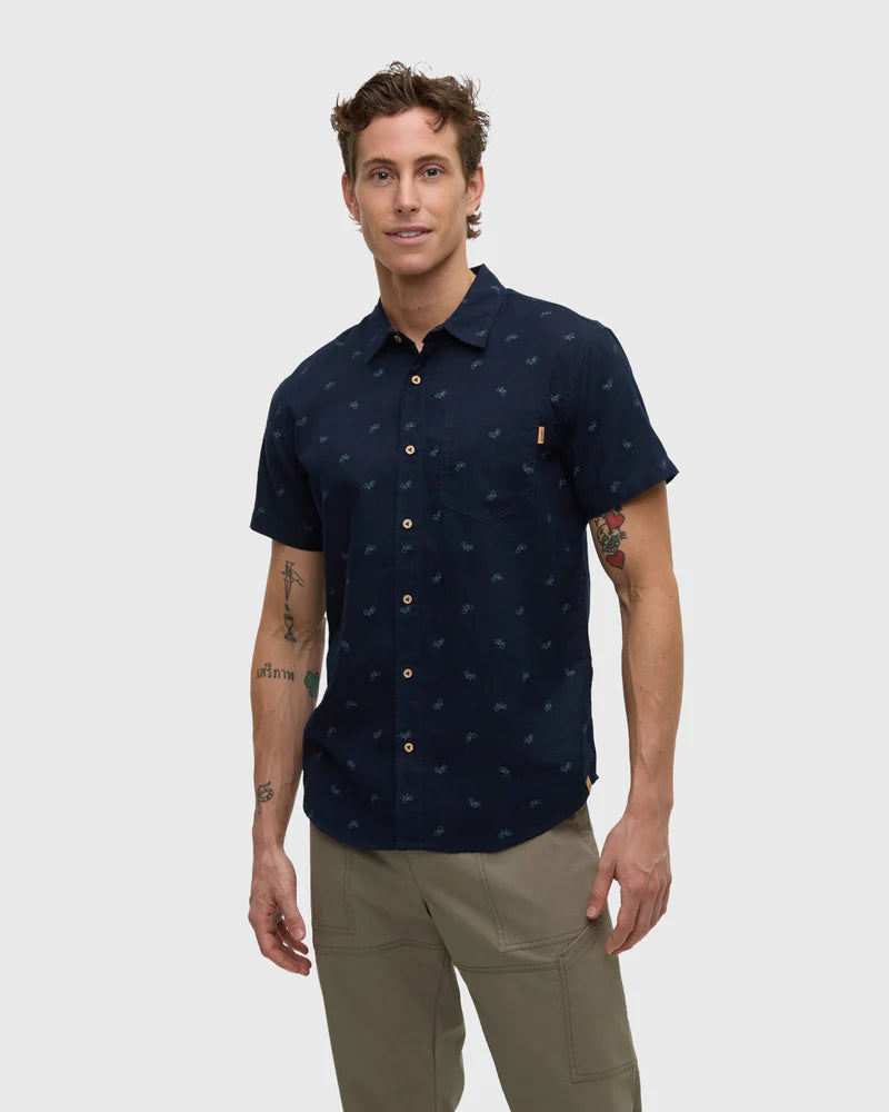 Ten Tree Bike Around Mancos Shirt - Midnight Blue & Bike Around