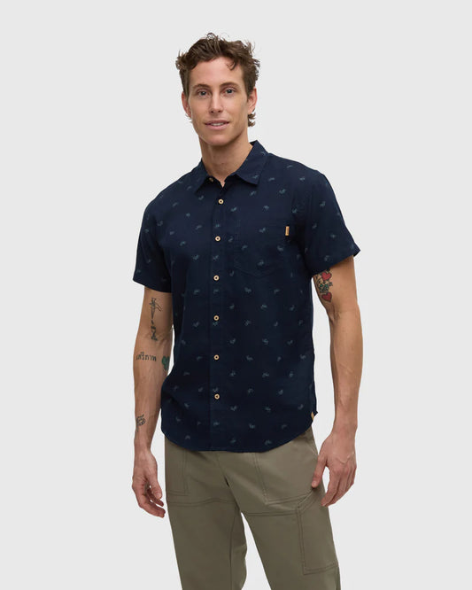 Ten Tree Bike Around Mancos Shirt - Midnight Blue & Bike Around