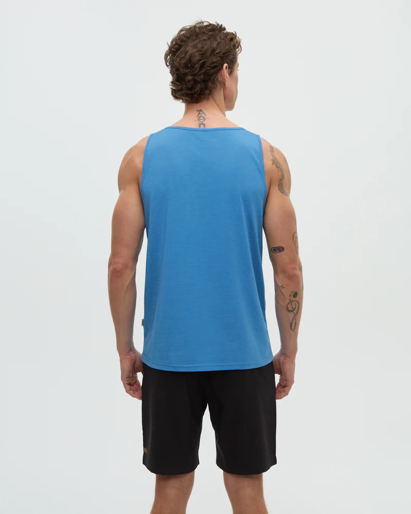 Ten Tree Pender Tank - Blue Lagoon Heather