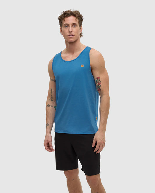 Ten Tree Pender Tank - Blue Lagoon Heather