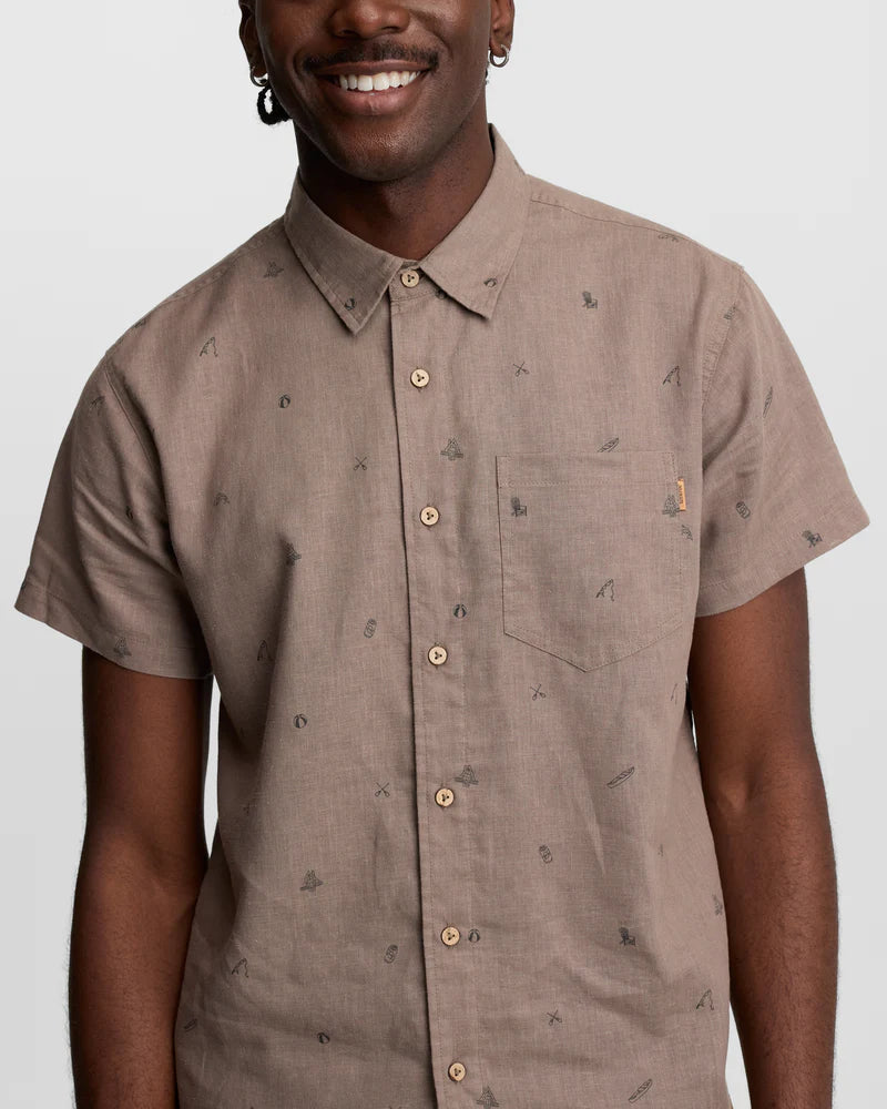 Ten Tree Lake Life Mancos Shirt - Clay & Lake Life