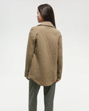 Ten Tree Dunes Shacket - Khaki Heather