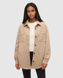 Ten Tree Dunes Shacket - Birchwood Heather