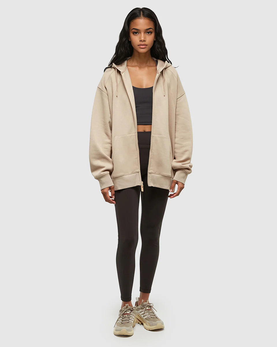 Ten Tree Bluffs Zip Hoodie - Birchwood