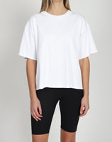 Brunette The Label Boxy Tee- White