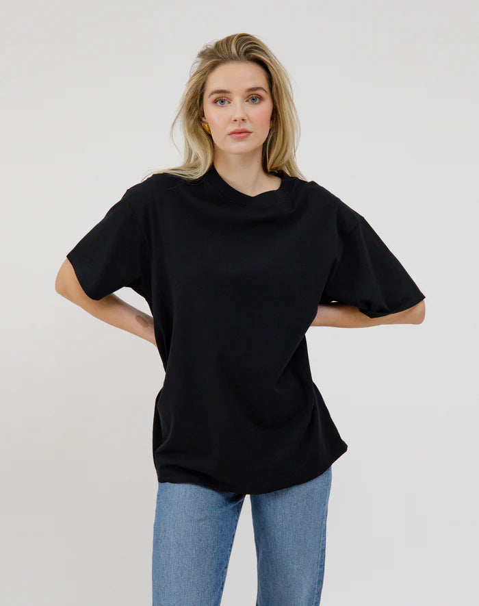 Brunette The Label Boxy Tee - Black