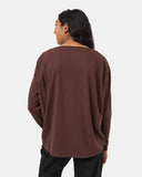 Ten Tree TreeBlend High Low Longsleeve - Deep Mahogany