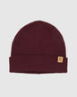 Ten Tree Wool Kurt Beanie - Deep Burgundy
