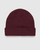 Ten Tree Wool Kurt Beanie - Deep Burgundy