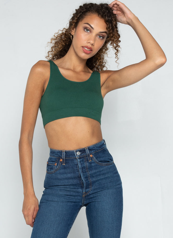 C'est Moi Bamboo Bralette - Pine