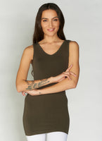 Cest Moi Bamboo Rev Cami - Olive