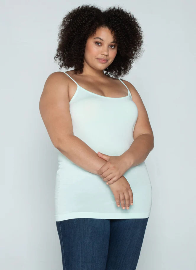 C'est Moi Bamboo Plus Cami - White